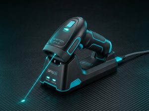Lector de Código de Barras 2D Inalámbrico con Base