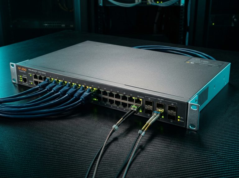 Switch Gestionable Capa 3 24x Gigabit + 4x 10G SFP+